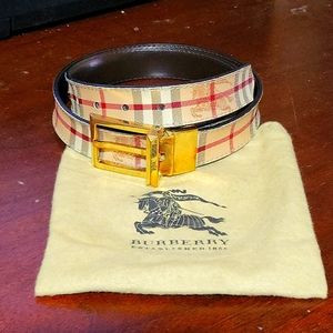 Burberry reversable belt